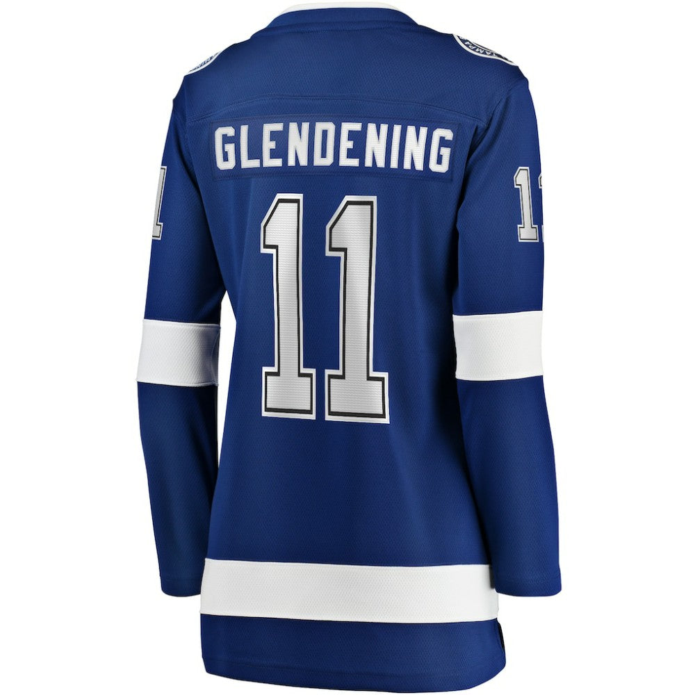 Luke Glendening Tampa Bay Lightning Fanatics Women's Home Breakaway Player Jersey - Blue - NHL