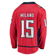 Sonny Milano Washington Capitals Fanatics Home Breakaway Jersey - Red - NHL