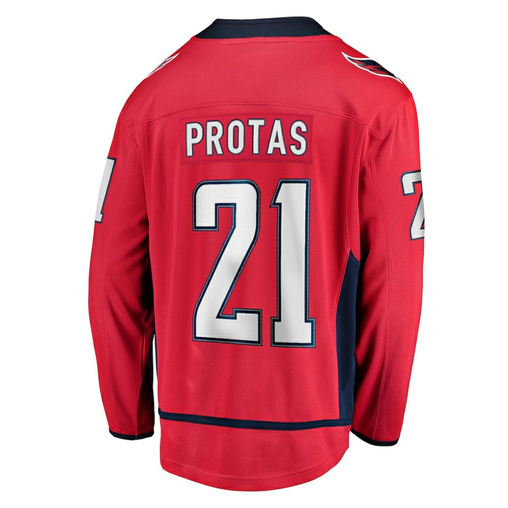 Aliaksei Protas Washington Capitals Fanatics Home Breakaway Jersey - Red - NHL