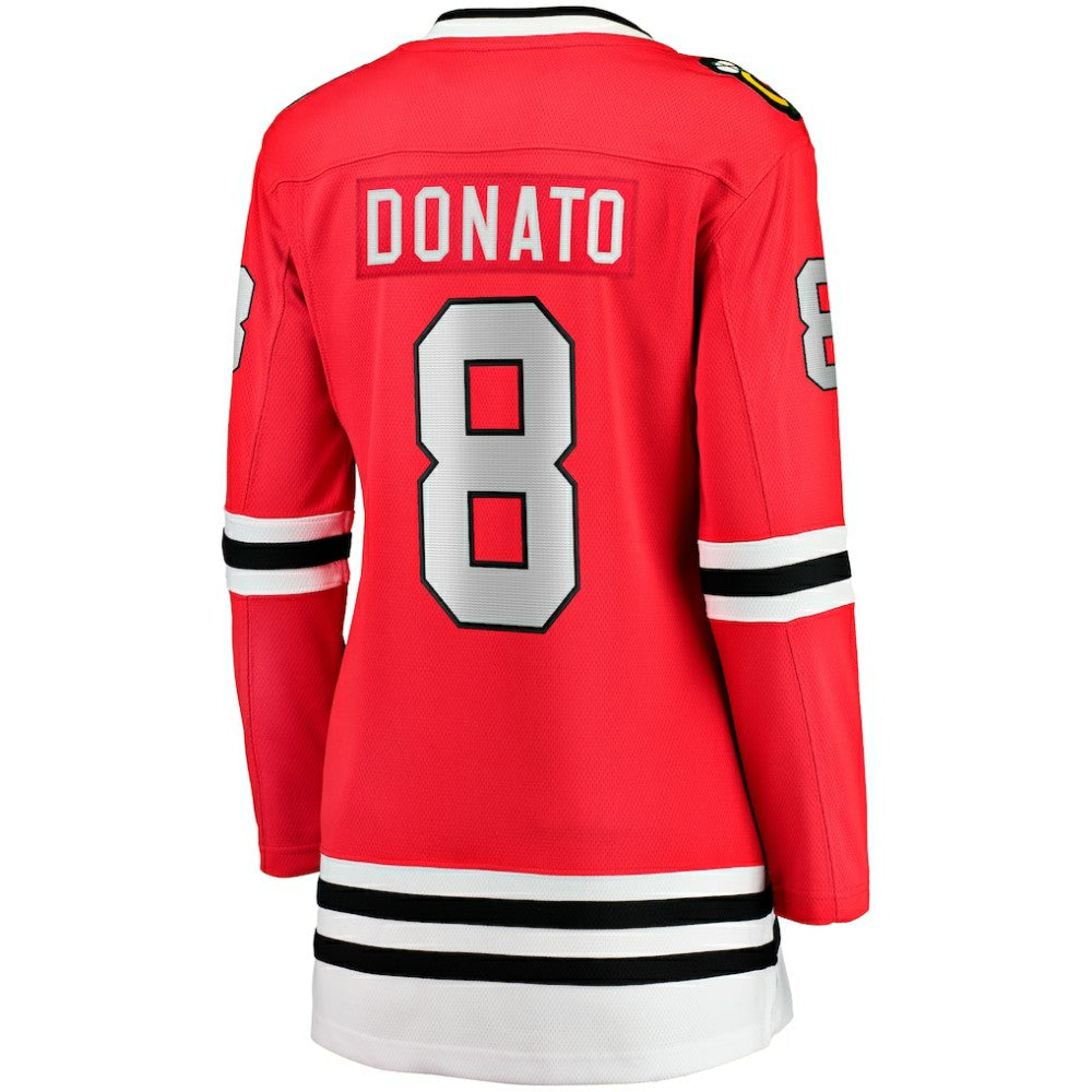Ryan Donato Chicago Blackhawks Fanatics Women's Home Breakaway Player Jersey - Red - NHL