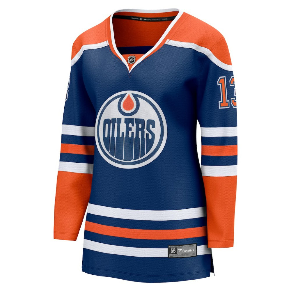 Mattias Janmark Edmonton Oilers Fanatics Women's Home Breakaway Player Jersey - Royal - NHL