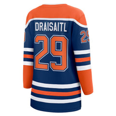 Leon Draisaitl Edmonton Oilers Fanatics Women's Home Breakaway Player Jersey - Royal - NHL