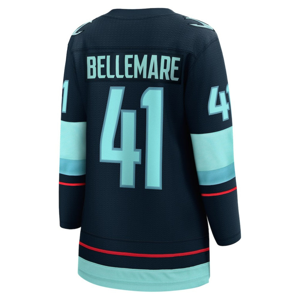 Pierre-Edouard Bellemare Seattle Kraken Fanatics Women's Home Breakaway Player Jersey - Deep Sea Blue - NHL