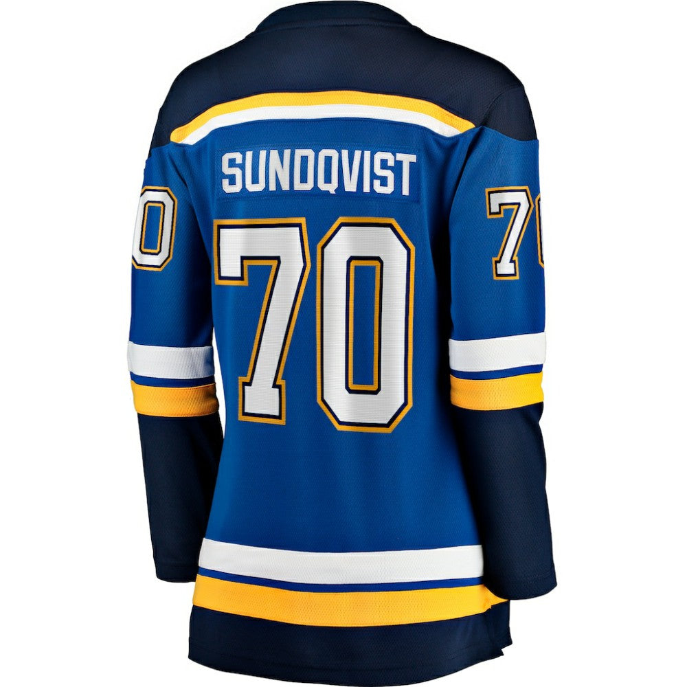 Oskar Sundqvist St. Louis Blues Fanatics Women's Home Breakaway Player Jersey - Blue - NHL