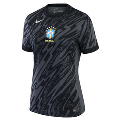 Brazil National Team Women's 2024 Goalkeeper Replica Stadium Jersey Anthracite | Nike discount