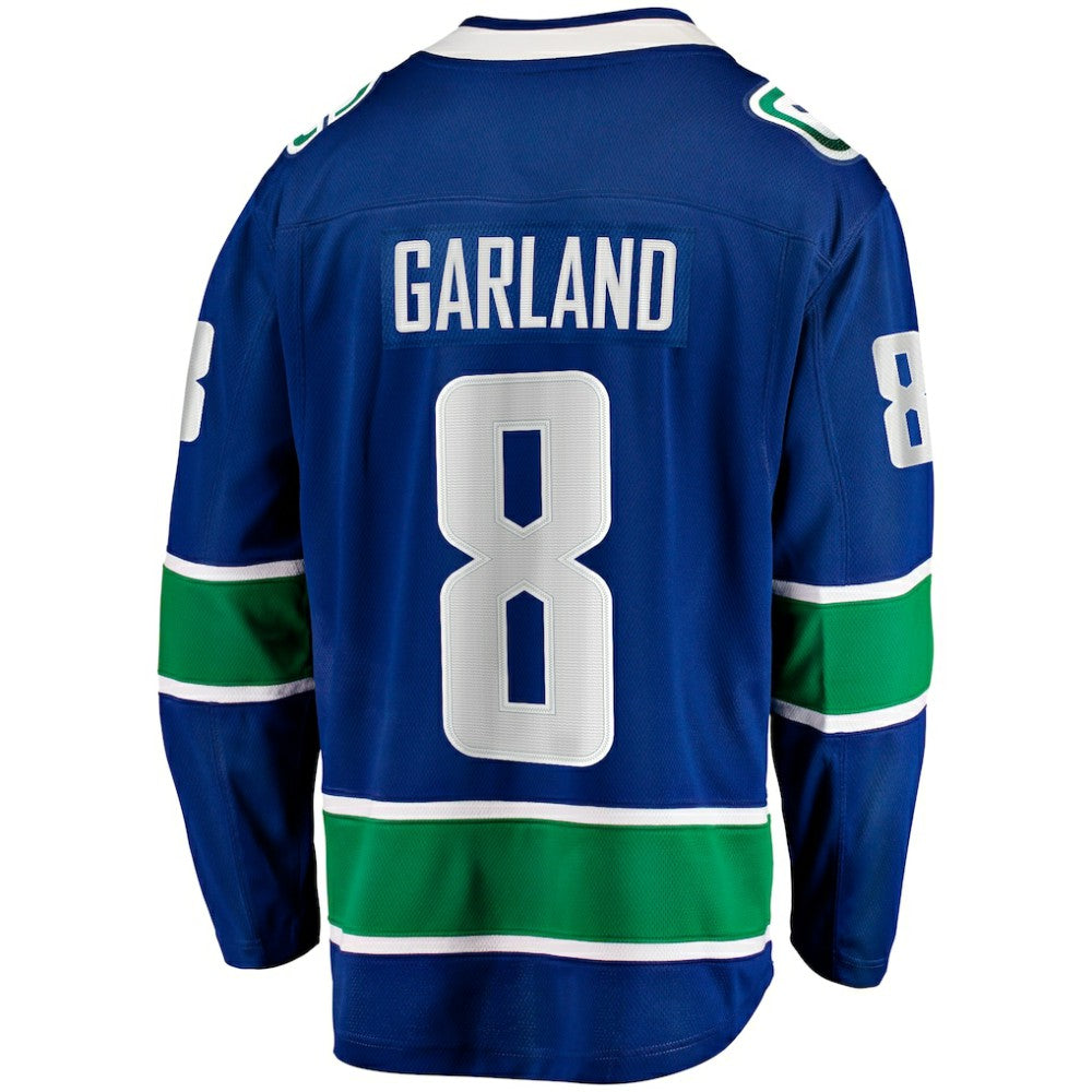 Conor Garland Vancouver Canucks Fanatics Home Breakaway Jersey - Blue - NHL