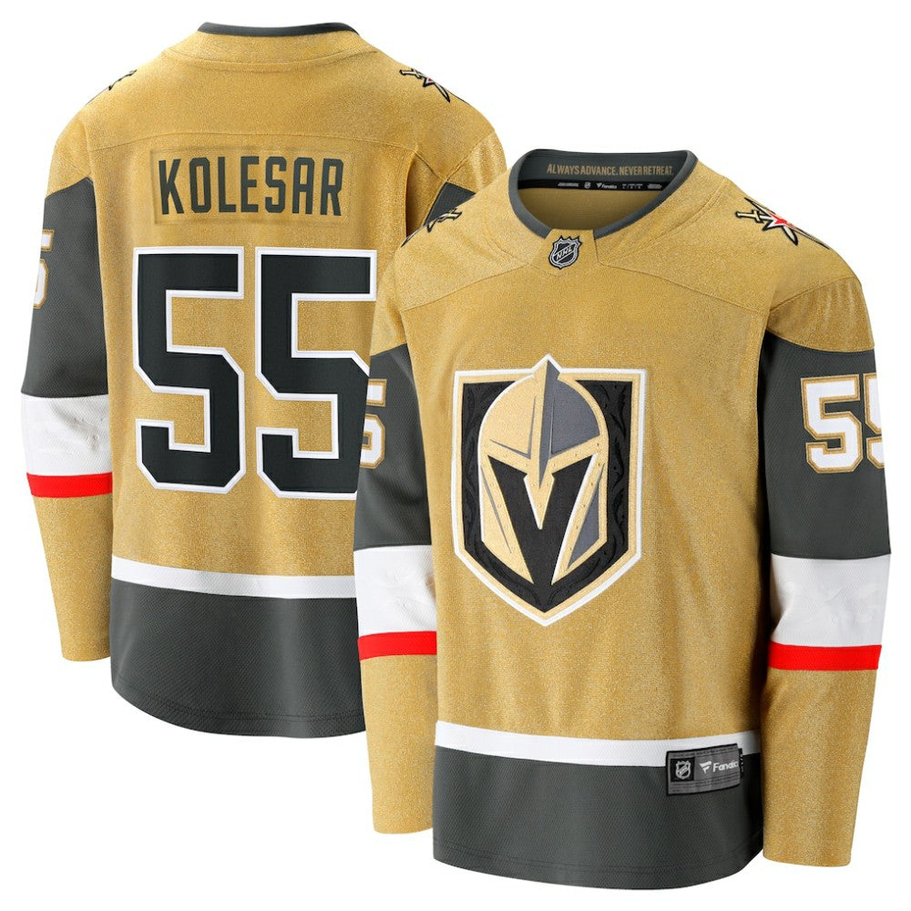 Keegan Kolesar Vegas Golden Knights Fanatics Home Breakaway Jersey - Gold - NHL