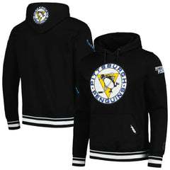 Pittsburgh Penguins Pro Standard Retro Classic Fleece Pullover Hoodie - Black - NHL