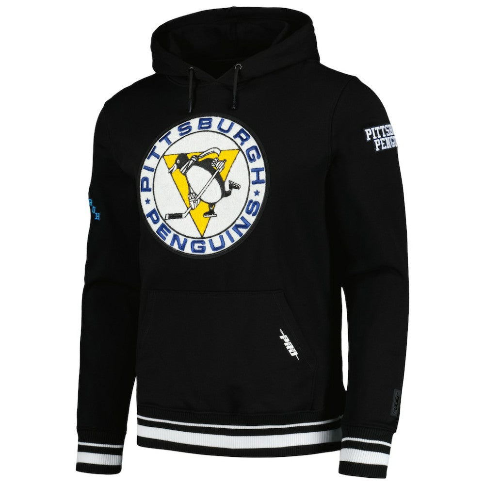 Pittsburgh Penguins Pro Standard Retro Classic Fleece Pullover Hoodie - Black - NHL