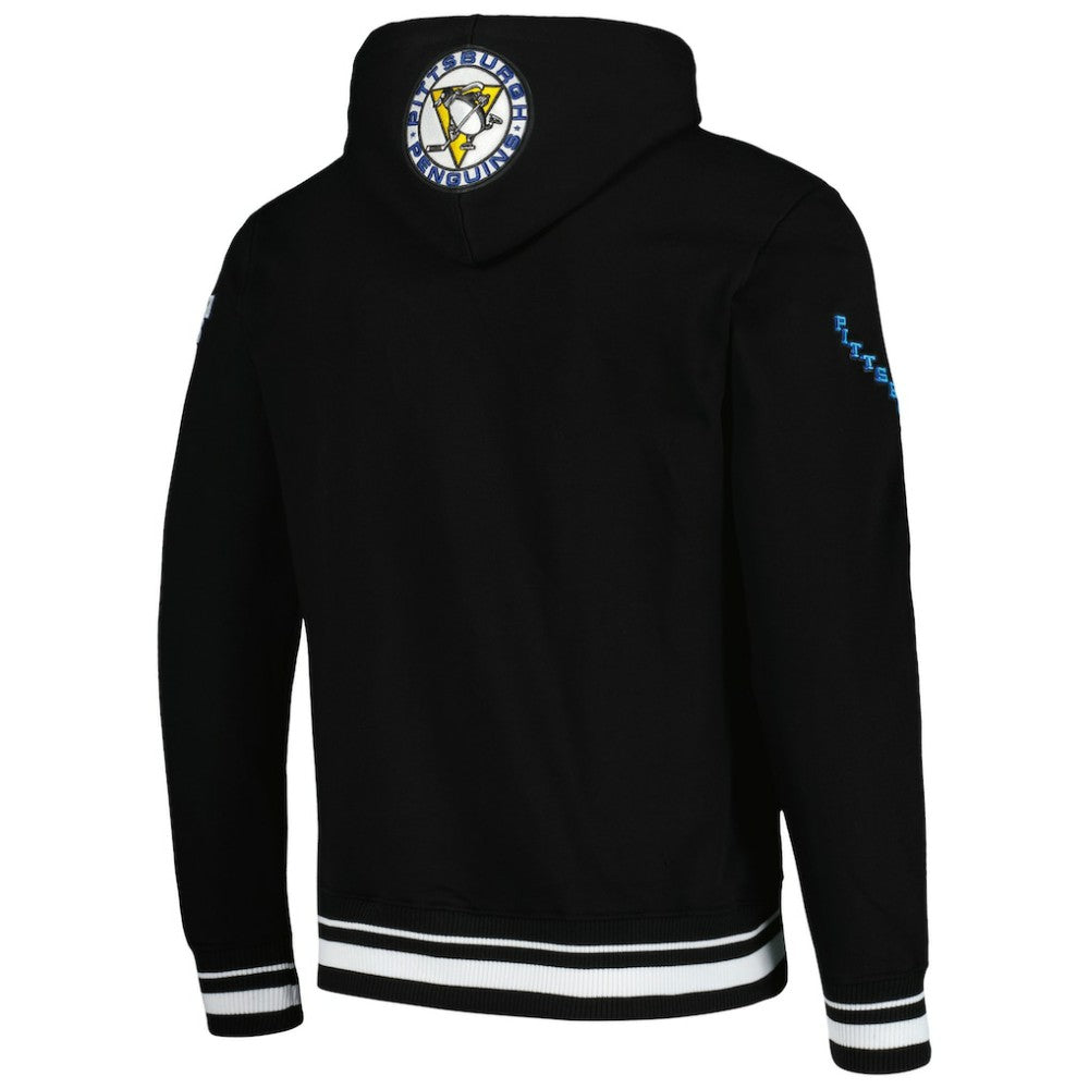 Pittsburgh Penguins Pro Standard Retro Classic Fleece Pullover Hoodie - Black - NHL