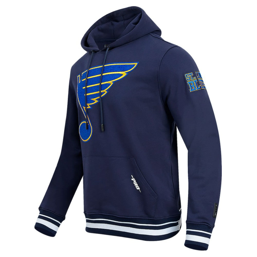 St. Louis Blues Pro Standard Retro Classic Fleece Pullover Hoodie - Navy - NHL