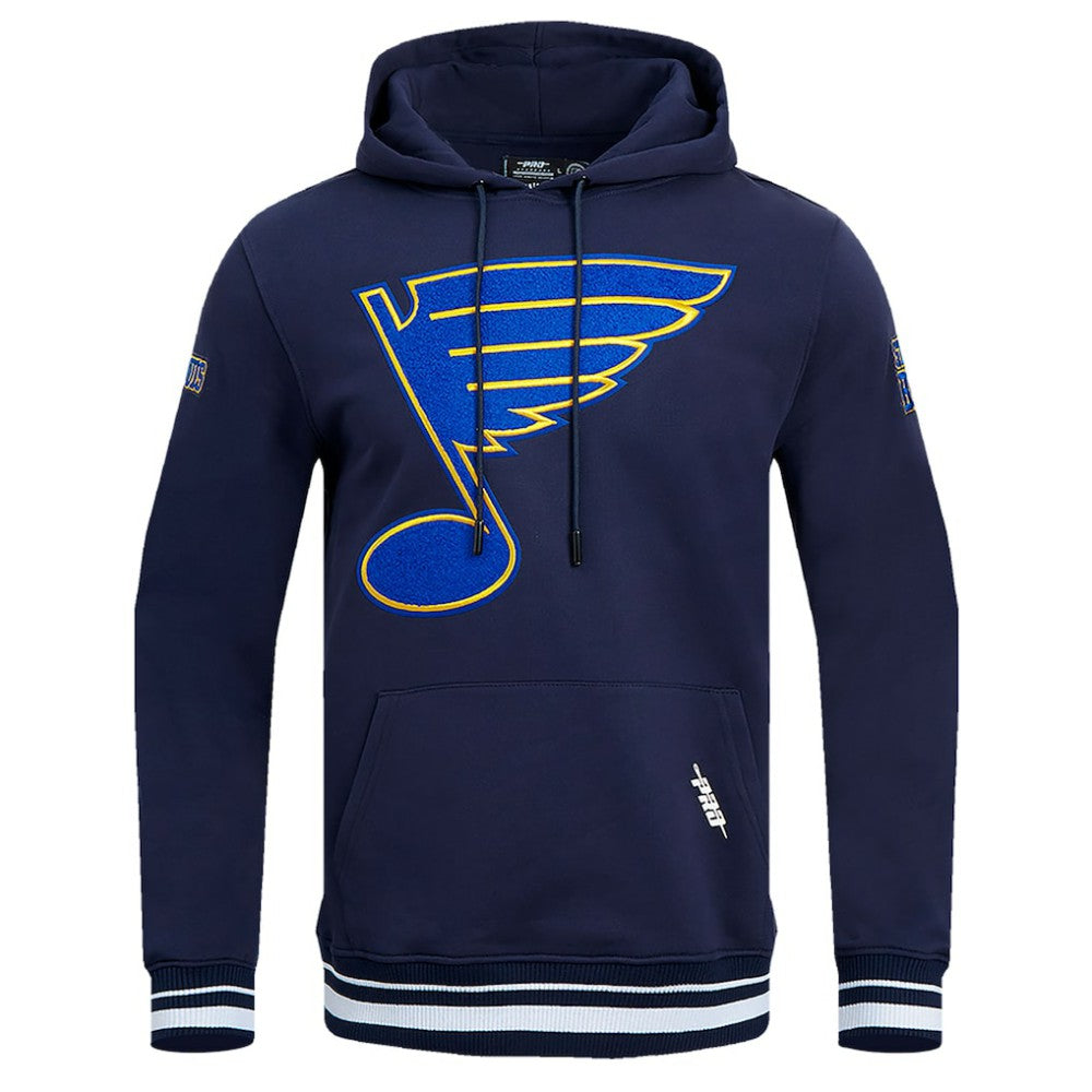St. Louis Blues Pro Standard Retro Classic Fleece Pullover Hoodie - Navy - NHL