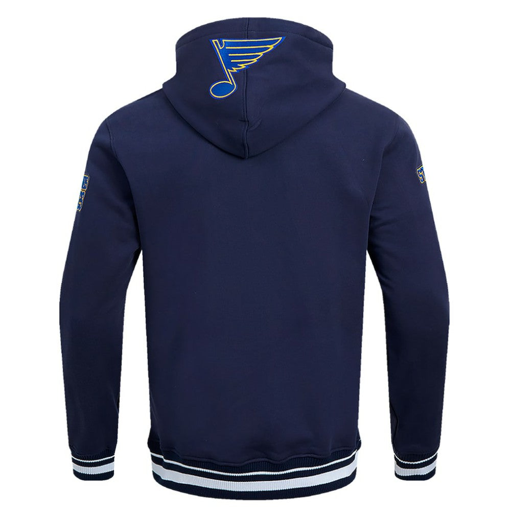 St. Louis Blues Pro Standard Retro Classic Fleece Pullover Hoodie - Navy - NHL