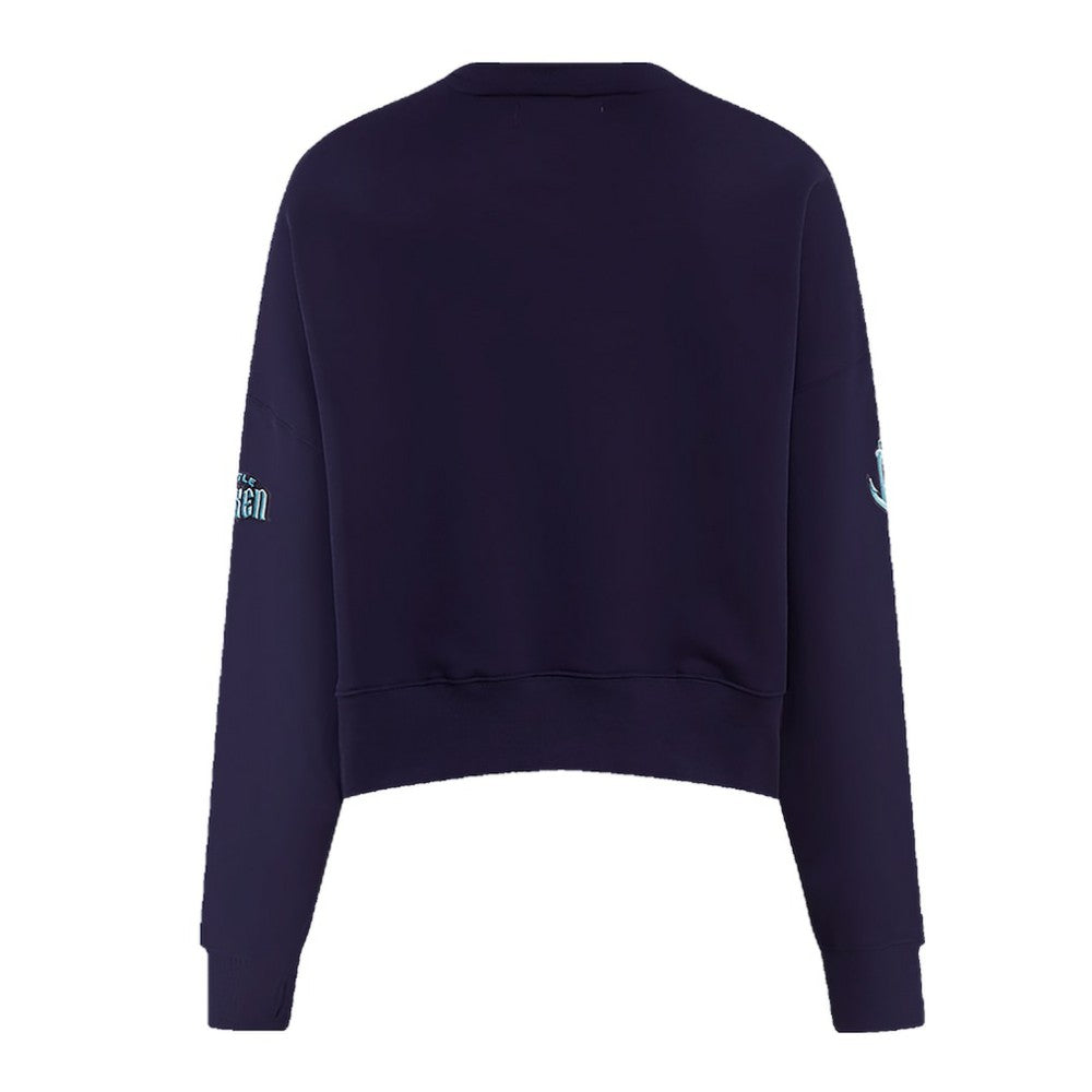 Seattle Kraken Pro Standard Women's Mascot Crewneck Pullover Sweatshirt - Deep Sea Blue - NHL