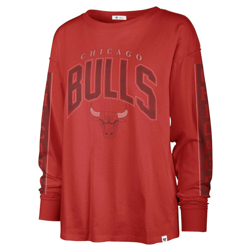 Chicago Bulls '47 Women's Tomcat Long Sleeve T-Shirt Red - NBA