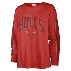 Chicago Bulls '47 Women's Tomcat Long Sleeve T-Shirt Red - NBA