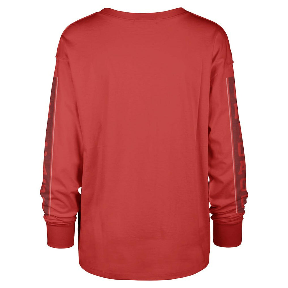 Chicago Bulls '47 Women's Tomcat Long Sleeve T-Shirt Red - NBA