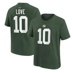 Jordan Love Green Bay Packers Preschool Player Name & Number T-Shirt Green | Nike for Sale