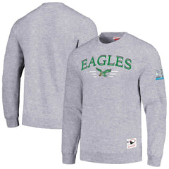 Philadelphia Eagles Rings 2.0 Pullover Sweatshirt Gray | Mitchell & Ness