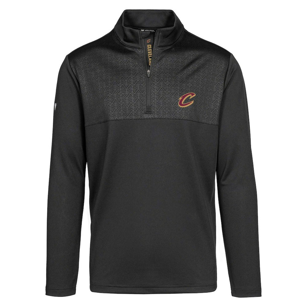 Cleveland Cavaliers Levelwear Truth Insignia Core Quarter-Zip Pullover Top Black - NBA