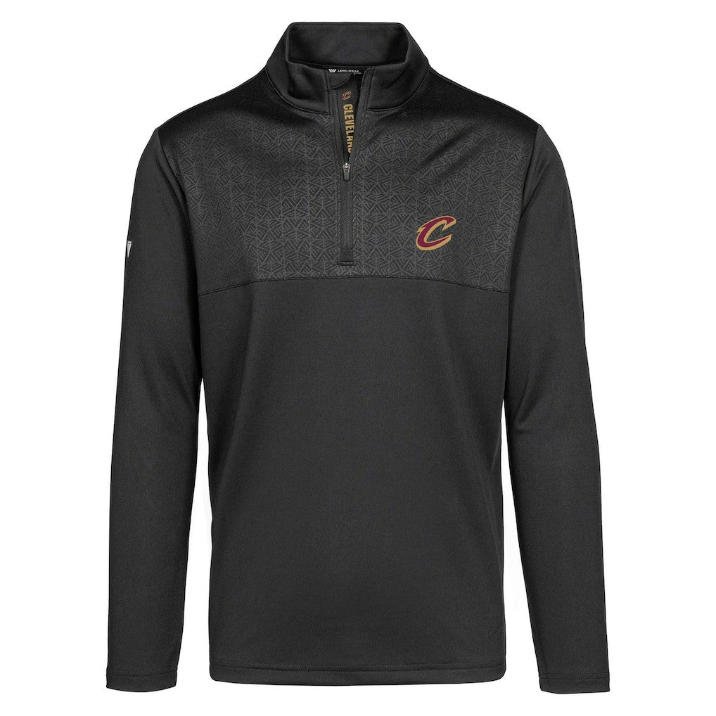 Cleveland Cavaliers Levelwear Truth Insignia Core Quarter-Zip Pullover Top Black - NBA