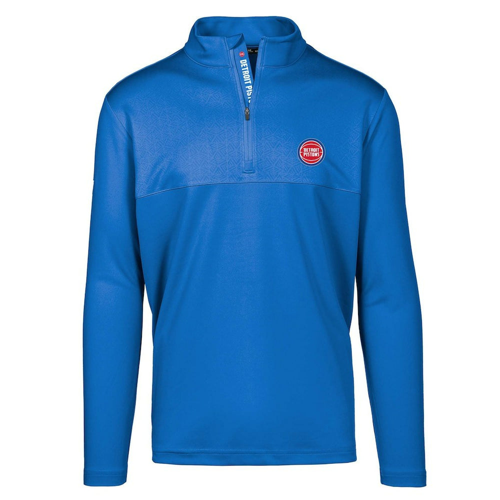 Detroit Pistons Levelwear Truth Insignia Core Quarter-Zip Pullover Top Blue - NBA