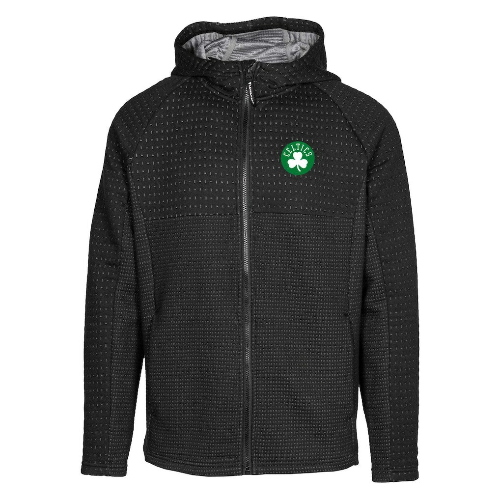 Boston Celtics Levelwear Durham Insignia Core Full-Zip Hoodie Black - NBA