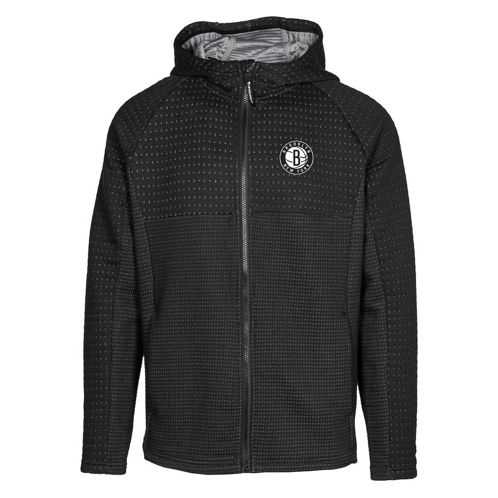 Brooklyn Nets Levelwear Durham Insignia Core Full-Zip Hoodie Black - NBA