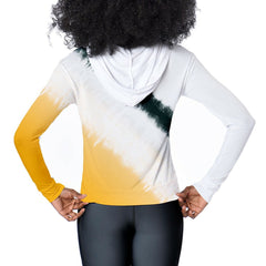 Green Bay Packers Certo Women's Rundown Lightweight Pullover Hoodie White | NFL
