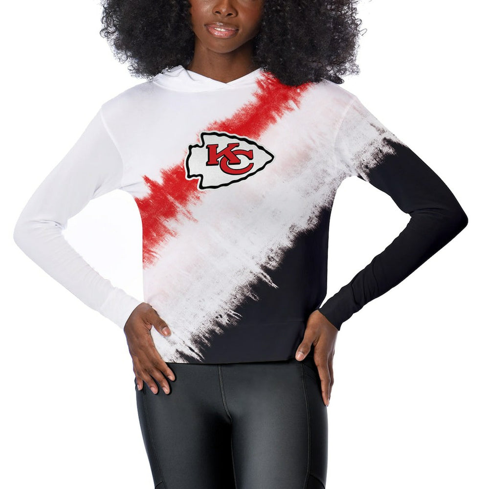 Kansas City Chiefs Certo Women's Rundown Lightweight Pullover Hoodie White | NFL