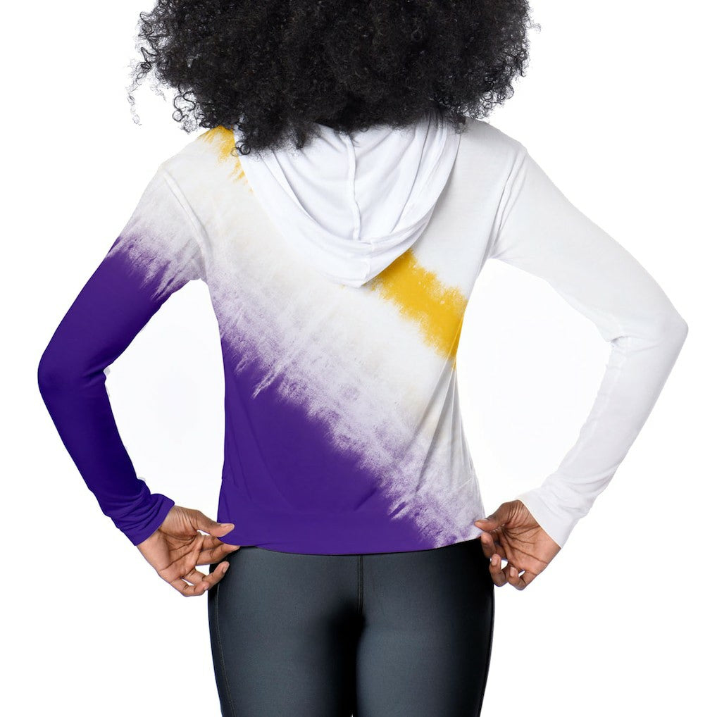 Minnesota Vikings Certo Women's Rundown Lightweight Pullover Hoodie White | NFL