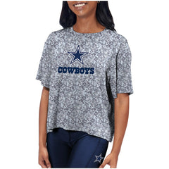 Dallas Cowboys Certo Women's Turnout T-Shirt Charcoal | NFL
