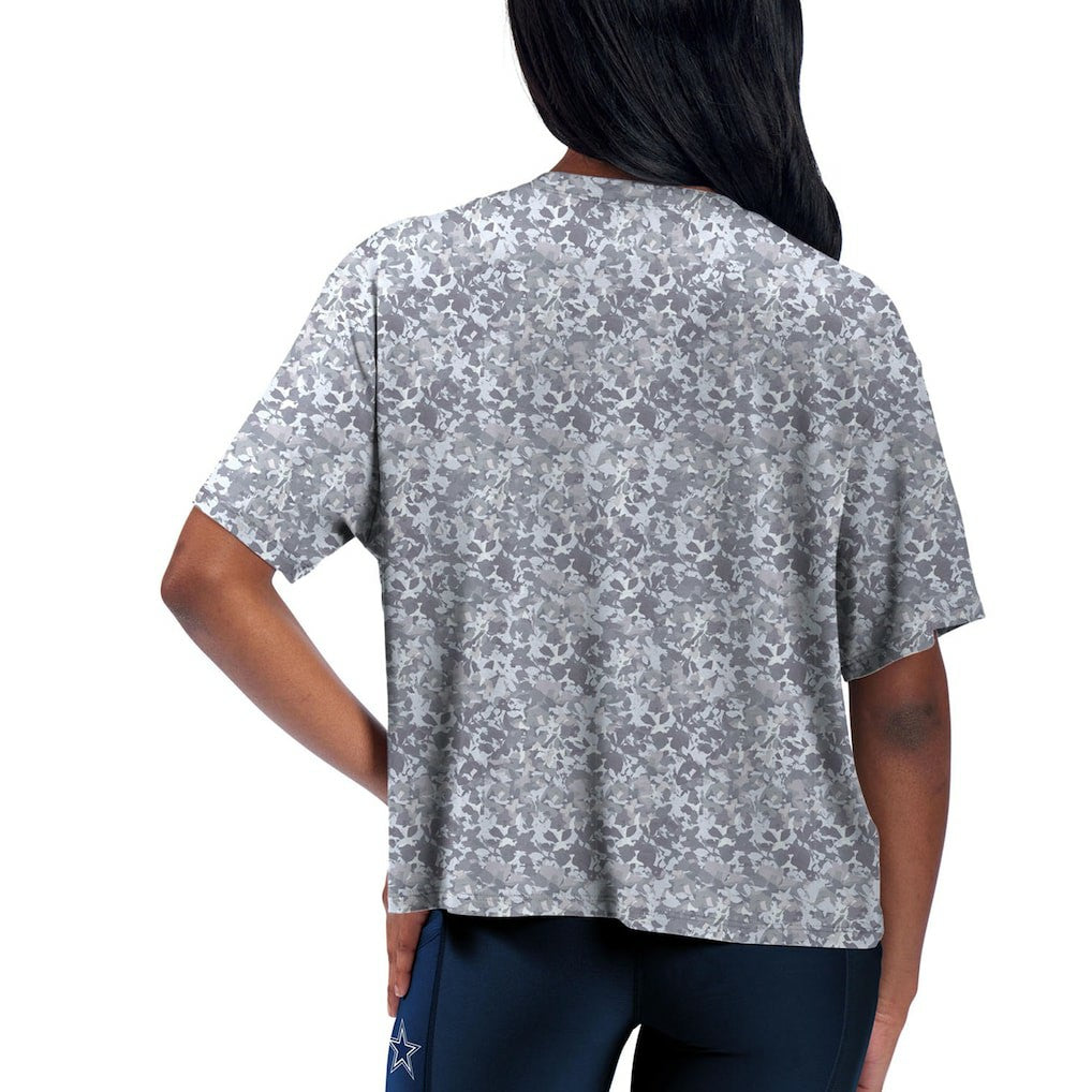 Dallas Cowboys Certo Women's Turnout T-Shirt Charcoal | NFL