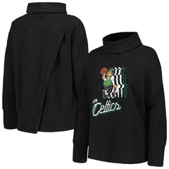Boston Celtics Levelwear Women's Sunset Pullover Sweatshirt Black - NBA
