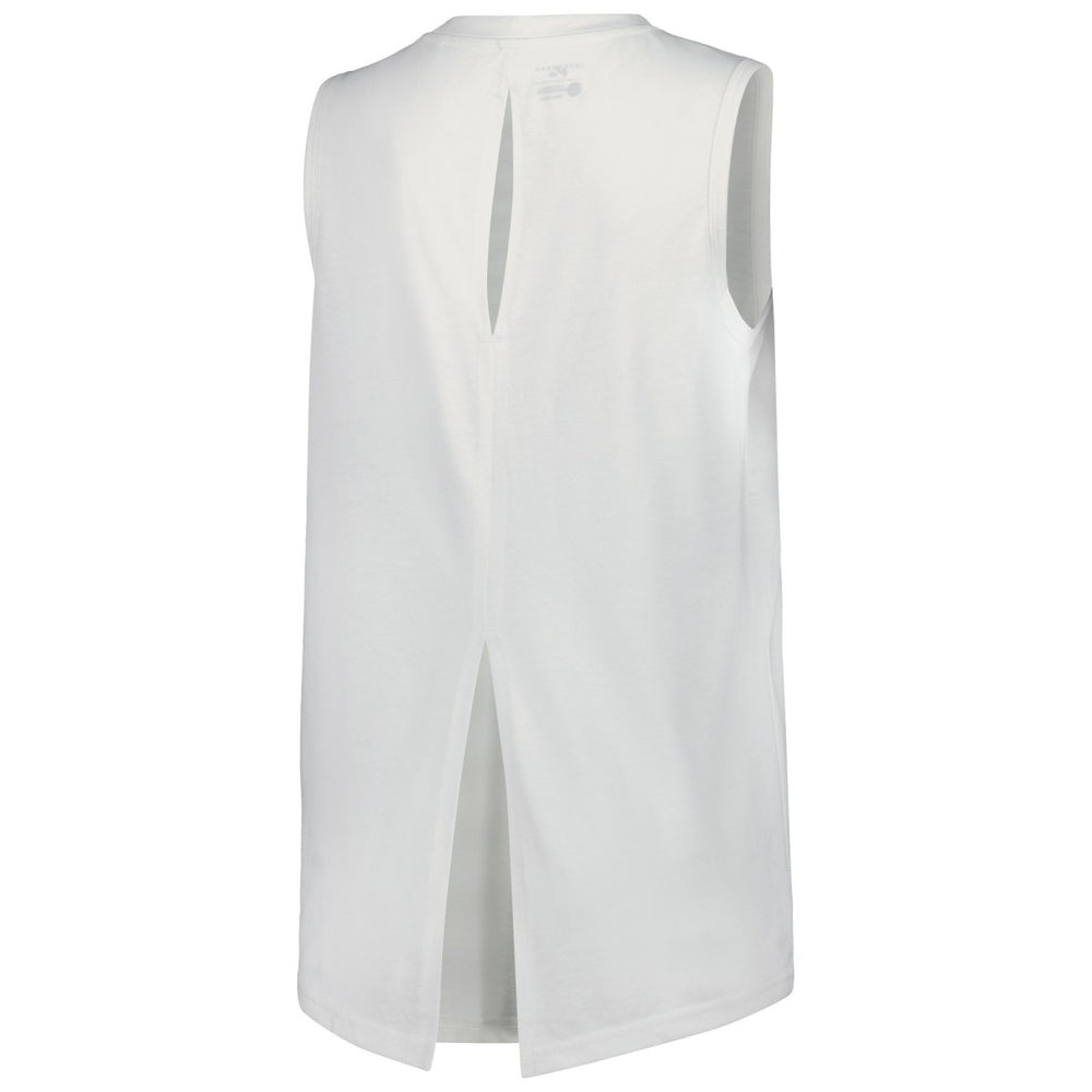 Miami Heat Levelwear Women's Paisley Peekaboo Tank Top White - NBA