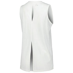 Chicago Bulls Levelwear Women's Paisley Peekaboo Tank Top White - NBA