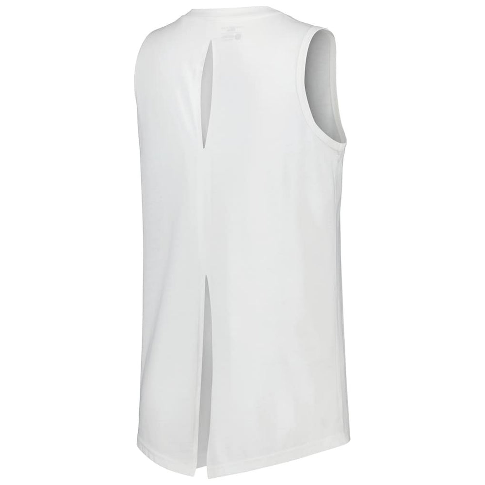 Golden State Warriors Levelwear Women's Paisley Peekaboo Tank Top White - NBA
