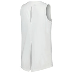 Los Angeles Lakers Levelwear Women's Paisley Peekaboo Tank Top White - NBA