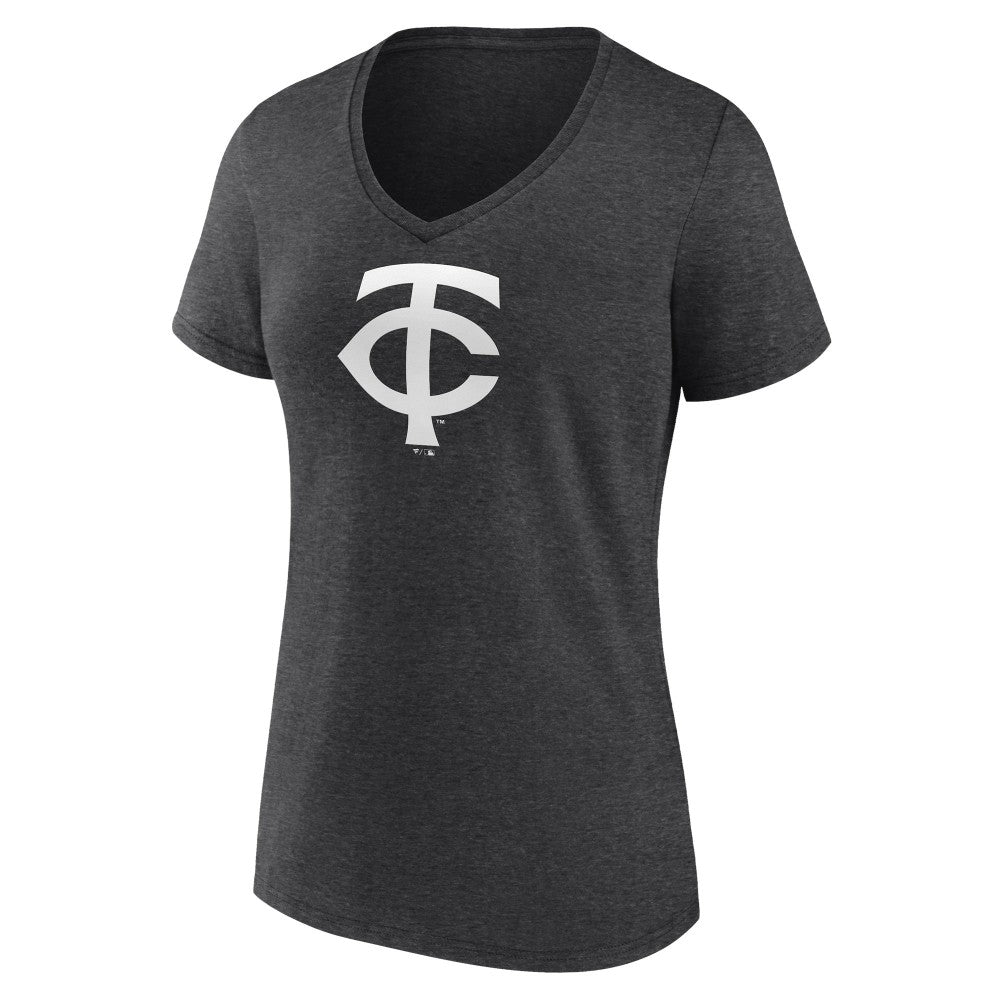 Minnesota Twins Women's Personalized Monochrome Name & Number V-Neck T-Shirt - MLB