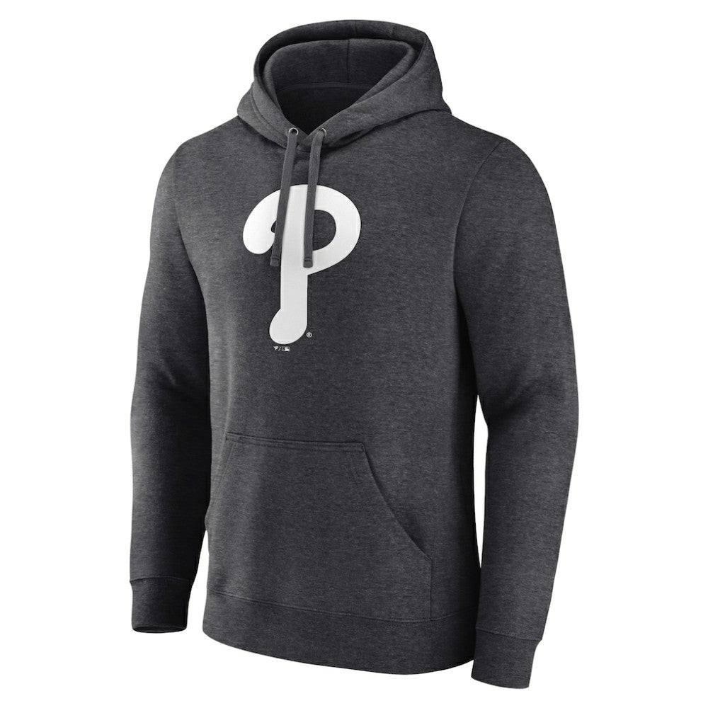Philadelphia Phillies Personalized Monochrome Name & Number Pullover Hoodie - MLB