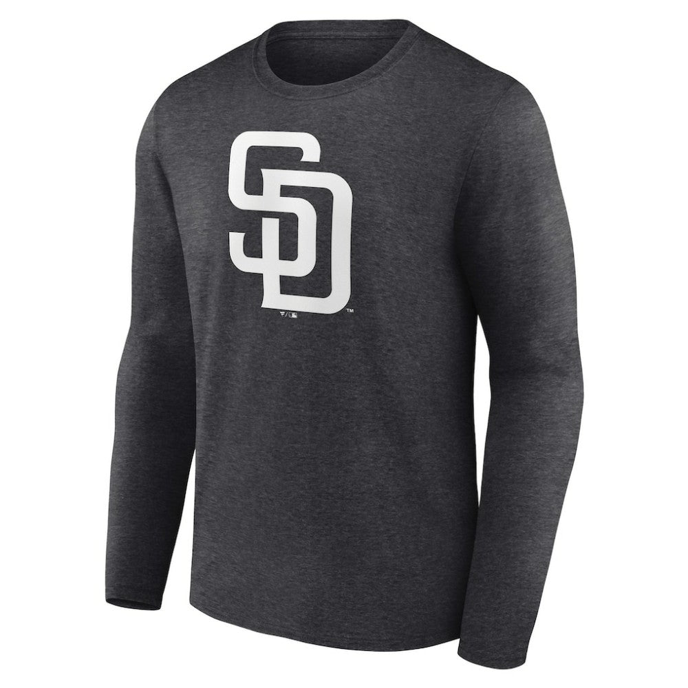 San Diego Padres Personalized Monochrome Name & Number Long Sleeve T-Shirt - MLB