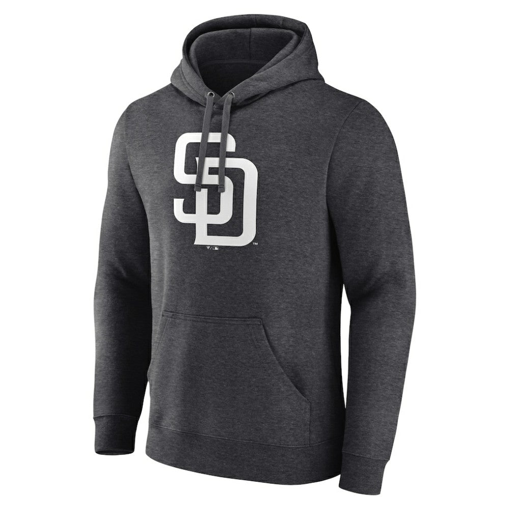 San Diego Padres Personalized Monochrome Name & Number Pullover Hoodie - MLB
