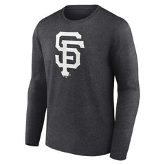 San Francisco Giants Personalized Monochrome Name & Number Long Sleeve T-Shirt - MLB