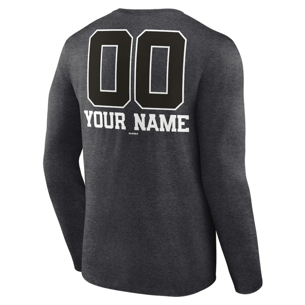 San Francisco Giants Personalized Monochrome Name & Number Long Sleeve T-Shirt - MLB