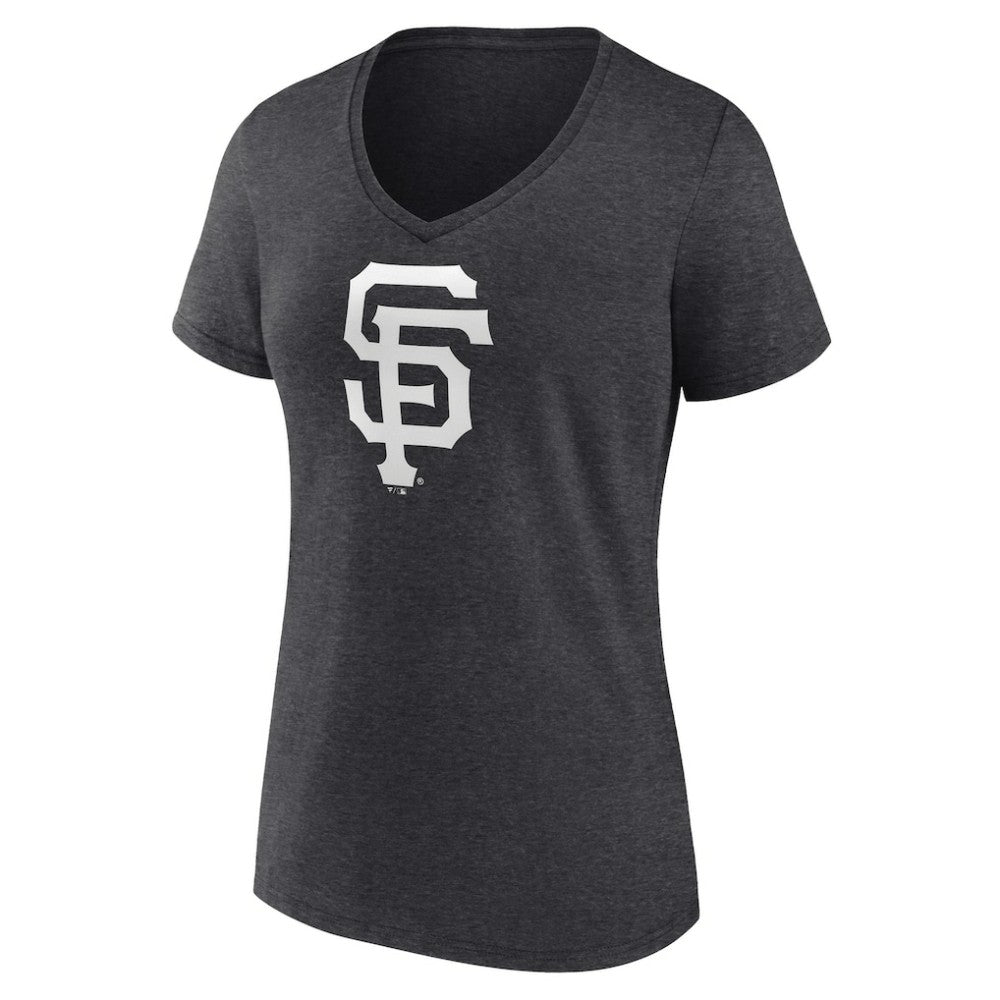San Francisco Giants Women's Personalized Monochrome Name & Number V-Neck T-Shirt - MLB