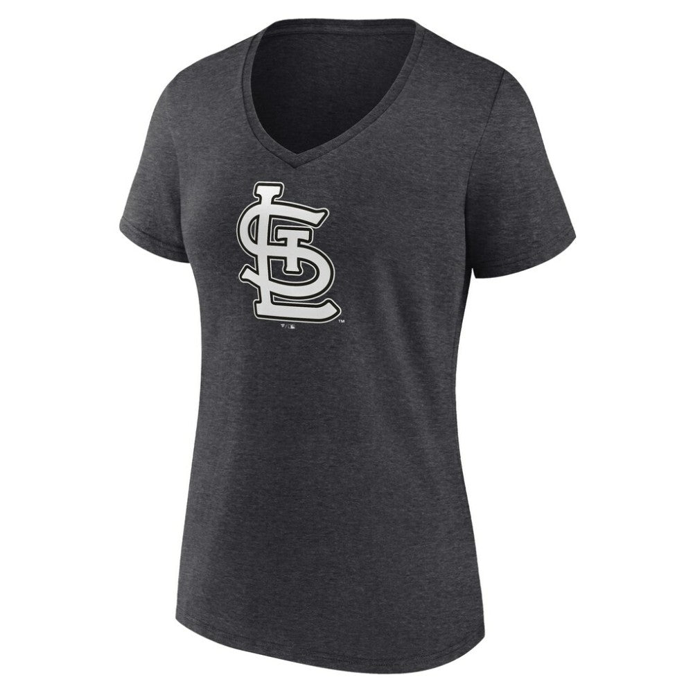 St. Louis Cardinals Women's Personalized Monochrome Name & Number V-Neck T-Shirt - MLB