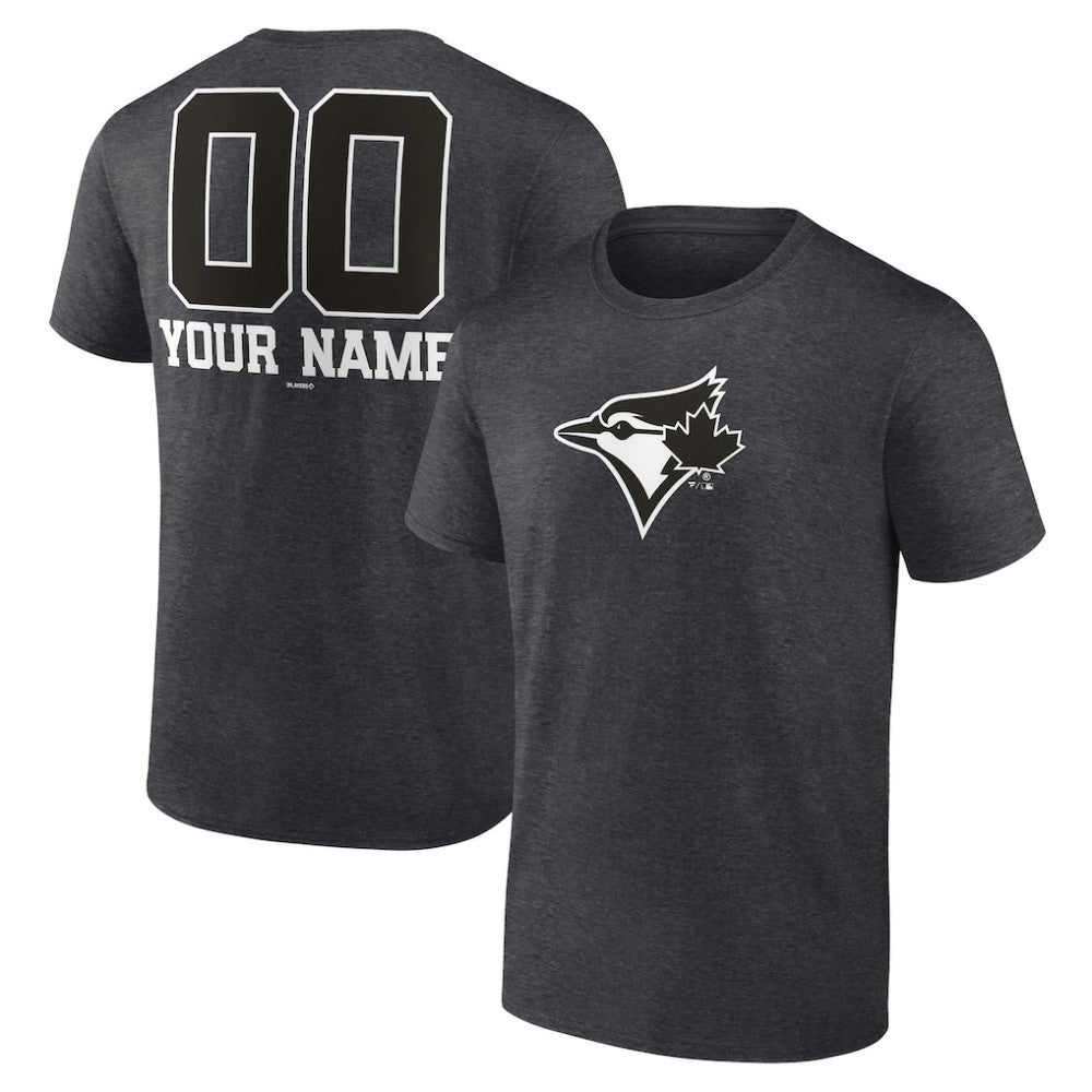 Toronto Blue Jays Personalized Monochrome Name & Number T-Shirt - MLB