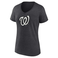 Washington Nationals Women's Personalized Monochrome Name & Number V-Neck T-Shirt - MLB
