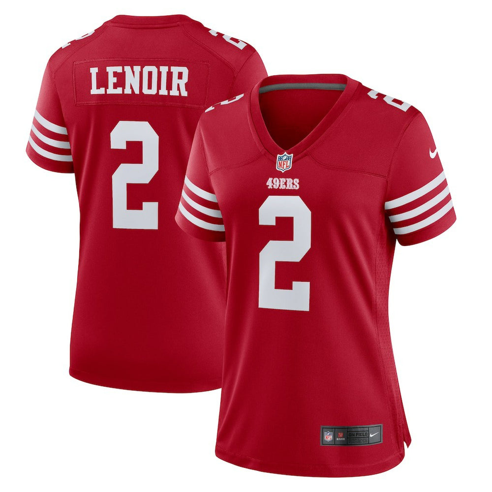 Deommodore Lenoir San Francisco 49ers Women's Game Jersey Scarlet | Nike for Sale