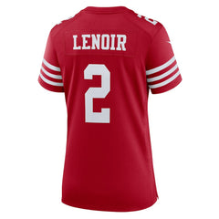 Deommodore Lenoir San Francisco 49ers Women's Game Jersey Scarlet | Nike for Sale